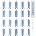 OFFCUP Plastique Seringue, 100pcs 1ml Seringue avec Capuchon, Seringue à Liquide Scellée Individuellement, Seringues de Distribution pour Animal Laboratoire Industriel (sans Aiguille) (HOOCHE, neuf)