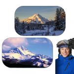 ZWWOGE 2 Pièces Housse de Protection pour Lunettes de Ski, Protège Contre les Rayures, Unisexe, Compatible avec Toutes les Lunettes de Ski, Housse pour Protection des Lentilles (ZWWOGE, neuf)
