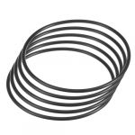 QUARKZMAN 5pcs Caoutchouc O-Anneau Nitrile 150 mm OD 5 mm Largeur Étanchéité Rondelle Joint pour Couture Machine Moteur Joint Réparation (QUARKZMAN, neuf)