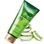 The Saem Gel d'Aloe Vera biologique avec 100% d'aloe pur - Gel apaisant à l'aloe frais de Jeju - 99% d'aloe vera, hydrate et guérit la peau et les cheveux secs, démangeaisons et endommagés, (Blink Station, neuf)