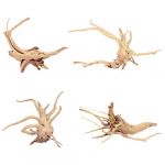 VILLCASE Bois Flott&eacute; Naturel Aquarium 4 Pi&egrave;ces D&eacute;corations Branches pour R&eacute;servoir d'eau Douce Ornement De Plante Et Reptile Accessoire Durable (Farrar Fae, neuf)