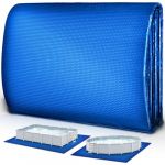 tillvex® Bâche de Sol Premium pour Piscine de 250 g/m² - Tapis de Sol pour Piscine résistant aux UV et indéchirable - pour protéger Le Sol de Votre Piscine (274 x 274 cm) (DWD-Company, neuf)