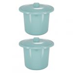 OATIPHO Pot De Chambres Crachoir Enfant, 2 PièCes Couleur AléAtoire, Pot De Chambre Avec Couvercle, Plastique ÉPais, Utilisation Polyvalente, Pour Maison Voyage (Tsun Ki-sung, neuf)