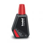 Trodat 7011, flacon d'encre rouge pour la recharge des tampons ou des roulements, 28 ml, encre &agrave; base d'eau pour tamponner les documents, empreintes propres et nettes, bouchon refermable (PARLA TRADING, neuf)