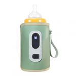 Chauffe-biberon USB, Température de L'écran LCD, Chauffage Précis de la Chaleur du Lait pour la Maison à L'extérieur de la Voiture (Vert) (sunfany uk, neuf)