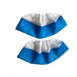 AURMOO 100 Pi&egrave;ces Couvre-chaussures, CPE+PP Couvre-chaussures Jetables, Couvre Chaussures, Surchaussures Jetables, Sur Chaussure, Antid&eacute;rapants, Imperm&eacute;ables, Bleu (AURMOO EU, neuf)
