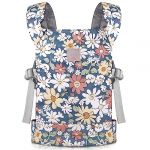 GAGAKU Porte-bébé pour poupées - Porte-bébé - Accessoire de poupée - Gris - Marguerites souriantes (WisleDirect FR, neuf)