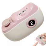 Rrlihjgu Coupe-ongles &eacute;lectrique | Tondeuse &agrave; ongles rechargeable USB - Coupe-ongles LED avec 3 vitesses pour soins aux personnes &acirc;g&eacute;es Maison Voyage (winklike, neuf)