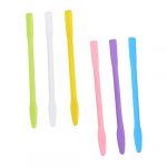 BRIGHTFUFU 6pi&egrave;ces B&acirc;tonnets Silicone Pour M&eacute;langer Masques Cosm&eacute;tiques Outils Diy Pour M&eacute;lange De Masque &agrave; Boue Pour Usage &agrave; Domicile Et Salon (Everlasting Light, neuf)