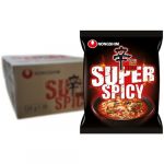 NONGSHIM - Nouilles instantanées Shin Red Super Spicy - Multipack (20 X 120 GR) (Masala Wala, neuf)
