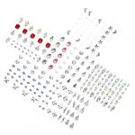 PACKOVE 6feuilles Bijoux Pour Visage Autocollants Paillettes Décorations Pour Yeux Visage Et Corps Lot (Spring TU, neuf)