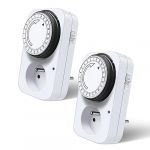 Extrastar Programmateur Prise Electrique Mécanique 3500W Minuterie D'intervalle De 15 Minutes Prise programmable mécanique intérieure journalière MecaProg Indoor, Blanc (Star Far East, neuf)