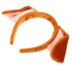 Beatifufu 2 Pièces bandeau chiot bandeau marron doo oreilles corne hair band oreilles de chien pour déguisement peluche chien jolie coiffe joli cerceau de cheveux en tissu Yellow (Camprilli, neuf)