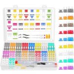308 Pcs Fusible Voiture, Outils Mecanique Automobile Set, Standard, Micro, Mini Fusible Auto avec Extracteur pour Auto, Moto, Truck, RV et Camion, 2A 5A 7.5A 10A 15A 20A 25A 30A 35A (Myraquill CoreLab Market, neuf)