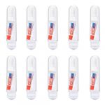 10 Brosse &agrave; Dents avec Dentifrice, Brosses &agrave; Dents de Voyage Portable, Mini Brosse &agrave; Dents Pliable, Forfait Individuel Kit Voyage, Brosse &agrave; Dents &agrave; Poils pour les D&eacute;placements, le Camping (Huanpg, neuf)