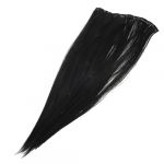 HAPINARY Lot De 7 Postiches Lisses 55 Cm Noirs Pour Femmes, Extensions De Cheveux Naturelles Invisibles, Accessoires Coiffure Pour Augmenter Le Volume, Usage Quotidien (Gan Gardner, neuf)