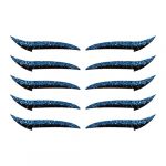 Autocollants Eyeliner Pour Femmes,Patchs &agrave; Paupi&egrave;res Cils | Disque Maquillage Portable pour Voyage Spectacle Danse, 10 Pi&egrave;ces R&eacute;sistant &agrave; l'Eau (quoihe, neuf)