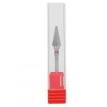 Foret D'art D'ongle, Tête de Meulage Manucure Embout Lime à Ongles en Acier au Tungstène Conique Elimination du Gel Outils pour Pédicure Maison Sculpture Polissage Salon Traitement Clous Polir rouge (Enraek, neuf)
