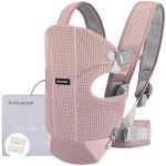 Bebamour porte-bébé avant et arrière porte-bébé avec 2 bavoirs épaules,Dusty Pink (BEBAMOUR, neuf)