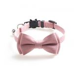 DUORUIMI Collier pour chat avec clochette, n&oelig;ud papillon, s&eacute;curit&eacute;, d&eacute;verrouillage rapide, r&eacute;glable pour animaux de compagnie, chaton (DUORUIMI, neuf)