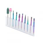 FOMIYES 10pi&egrave;ces Kit Outils Pour Ongles Avec Forets &agrave; Ongles Pour Manucure M&egrave;ches De Pon&ccedil;age Et Artificiels (Family&Personal, neuf)