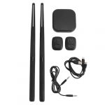 Sunicon Ensemble de Batterie à Air électrique, Ensemble de Batterie électronique Virtuelle Portable, Virtuelles à Détection de Mouvement RVB 3D avec 8 Sons, pour Débutants, Enfants et Adultes (Black) (Rockyee, neuf)