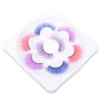 Hemobllo 4paires Faux Cils Faux Cils Color&eacute;s Fins Paquet pour Femme Usage Maquillage Divers (Leopolerd, neuf)