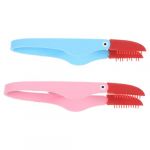 POPETPOP 2pi&egrave;ces Brosse De Nettoyage Pour Yeux De Chat Bleu Rose Brosse Ergonomique Pour &Eacute;liminer Poils Mort Accessoires De Toilettage Pour Animaux (Unicepet, neuf)
