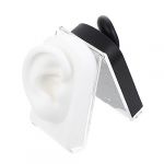 LOLIPPYY 1 ensemble Mod&egrave;le Oreille Silicone Support de pour Piercings Outil de Simulation pour Formation et Pratique Mod&egrave;le Gauche Noir Droit Blanc Support (altituyse, neuf)