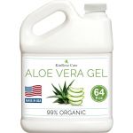 KinRose Care Gel d'aloe vera biologique en vrac – Half Gallon – Pour visage, peau, cheveux et soleil – Par KinRose Care – From 100 Percent Pure Aloe Vera – Pressé à froid, végétalien, non parfumé – (STAR UK, neuf)