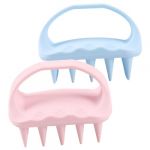 OHPHCALL 2pi&egrave;ces Brosse De Massage Chevelu Exfoliateur De Cheveux Ergonomique Pour Hommes Femmes Et Accessoire De Relaxant (Peggy Boll, neuf)