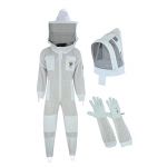 BusyBee Combinaison d’apiculture ventilée pour homme – 3 couches ultra protectrices – Combinaison en maille blanche de qualité supérieure (4XL) (BeeProUK, neuf)