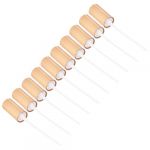 Mikikit 10 Pi&egrave;ces T&ecirc;tes de Pulv&eacute;risateur Aluminium Dor&eacute; pour Bouteilles de Pulv&eacute;risation Remplacement de Pulv&eacute;risateur pour Plantes et Nettoyage Maison (Famidago, neuf)