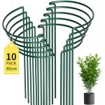 LYFETC Lot de 10 Tuteurs pour Plantes 25x40cm - Tuteur Plante Polyvalent, Support Solide pour Tuteur Pivoine, Tuteur Rosier et Tuteur Tomate, Intérieur et Extérieur (LYFETC, neuf)