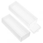 FONDOTIN Boîte de Rangement Plastique pour Lames de Microscope avec Couvercle Rabattable Porte-lames Organisateur PP pour Laboratoire et Stockage Anti-poussière (KIOONG, neuf)