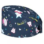 THXFUNAREA Bonnet de Chirurgie, en Tissu pour infirmi&egrave;re, pour Femme/Homme, Turban imprim&eacute;, r&eacute;glable, rembourr&eacute;, Unisexe, avec Bandeau Anti-Transpiration, pour dentistes, a, Taille Unique (BYSMDXZDZH, neuf)