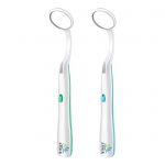 ARSUK Miroir dentaire avec lumière anti-buée, miroir LED pour inspection des dents, soins bucco-dentaires, 5,90 pouces (15 cm) bleu et vert Lot de 2 (arsuk, neuf)