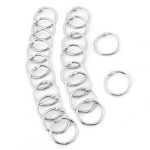 20Pcs Anneaux de Livre, Anneau Porte Clé Anneaux de Reliure Porte-clés pour Scrapbooking Album(25mm) (Yokuna eu, neuf)