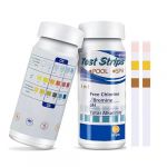 50 Bandelette Piscine,Bandelettes Test,3 en 1 pour Piscine,Chlore et pH,Bandelettes de Test 3 en 1 pour Spa,pH et Chlore R&eacute;siduel CI,Testeur Chimique Pr&eacute;cis,Papier de Test de Duret&eacute; de l'eau (guang zhou xian shi mao yi you xian gong si, neuf)