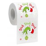 Papier Toilette de Noël Amusant, Décorations de Salle de Bain de Noël, Papier Toilette Fantaisie pour les Fêtes, Cadeaux de Noël Amusants, Articles de Fête - Stink Stank Stunk (Homythe EU, neuf)