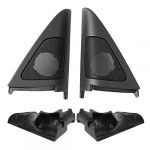 FURREN Ensemble Haut-Parleur de Porte de Voiture Couverture Audio Corne Tweeter Garniture de Couverture de Haut-Parleur avec Mousse pour- 3 Series E92 E93 2006-2013 (tingting321, neuf)