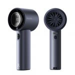 JISULIFE Ventilateur Portable &agrave; Main,Mini Ventilateur Turbo R&eacute;glable en Vitesse(de 1 &agrave; 100),Batterie Rechargeable de 3600mAh,Affichage Num&eacute;rique,pour Femmes Hommes Voyage/Camping/Ext&eacute;rieur-Bleu (JISULIFE-EU, neuf)