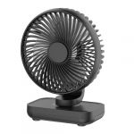 Joneytech Ventilateur de bureau rechargeable, 4000 mAh, alimenté par USB, ventilateur de table silencieux avec 4 vitesses, puissant ventilateur électronique silencieux pour la maison, le bureau, la (AIKZON, neuf)