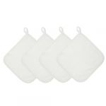 GLSTOY 4pièces Serviettes De Bain Pour Garçon Fille Linge De Toilette Et Absorbant Né Et Tout Serviettes Multifonctions Pour Visage Bain Blanc (Taxuzh, neuf)