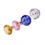 FRCOLOR Lot De 4 Supports D'Anneaux En Verre Pour Nail Art Plateaux D'Extension De Cils Plateaux De Colle Pour Cils Palettes D'Extension De Cils Coupes De Greffe De Cils (Laners, neuf)