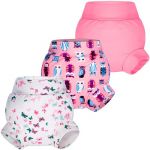 BIG ELEPHANT – couches de natation pour bébé, 3 pièces, réutilisables, réglables, lavables, imperméables, pour garçons et filles, 4 ans (BIG ELEPHANT Direct, neuf)