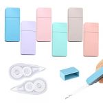 6 couleurs Morandi + 2 rubans correcteurs transparents, mini rubans correcteurs multicolores mignons, fournitures scolaires pour étudiants, enfants, adaptés aux écoles, bureaux (6 couleurs) (ARRON MARKS LIMITED, neuf)