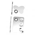 VINTORKY 2ensembles Palettes De Maquillage Avec Spatules Pour M&eacute;langer Et Estomper Cosm&eacute;tiques Outils De Manucure Pratiques Et R&eacute;sistants (Wesidun, neuf)