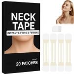 Bandes Adh&eacute;sives Invisibles pour Le Cou,20pcs Ruban de Levage du Visage et du Cou,Bande de Levage pour le Cou du Visage,Instant Neck Tape,Neck Tape Invisible Lifting,Instant Lift Neck Tape (HATASTORE, neuf)