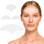 4 Pièces Patch Anti Rides, Scotch Anti Rides Visage, Patch Anti Rides en Silicone Réutilisables, Patch Yeux Reutilisable, pour Lisser le Visage Front Yeux (DINODANUBE TRADING, neuf)